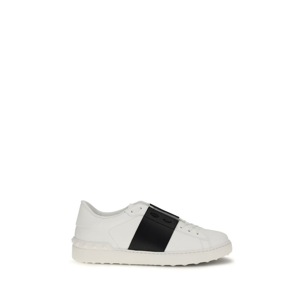 Valentino Garavani Blauwe Kalfsleren Bos Taurus Lage Sneakers