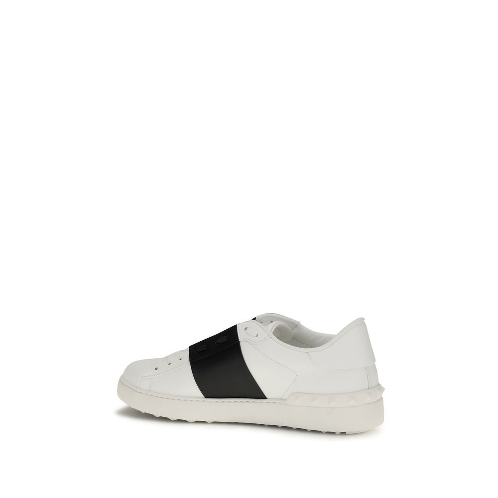 Valentino Garavani Blauwe Kalfsleren Bos Taurus Lage Sneakers