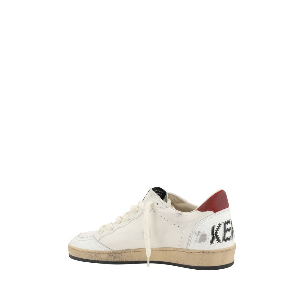 Golden Goose Beige Kalfsleer Bos Taurus Lage Sneakers