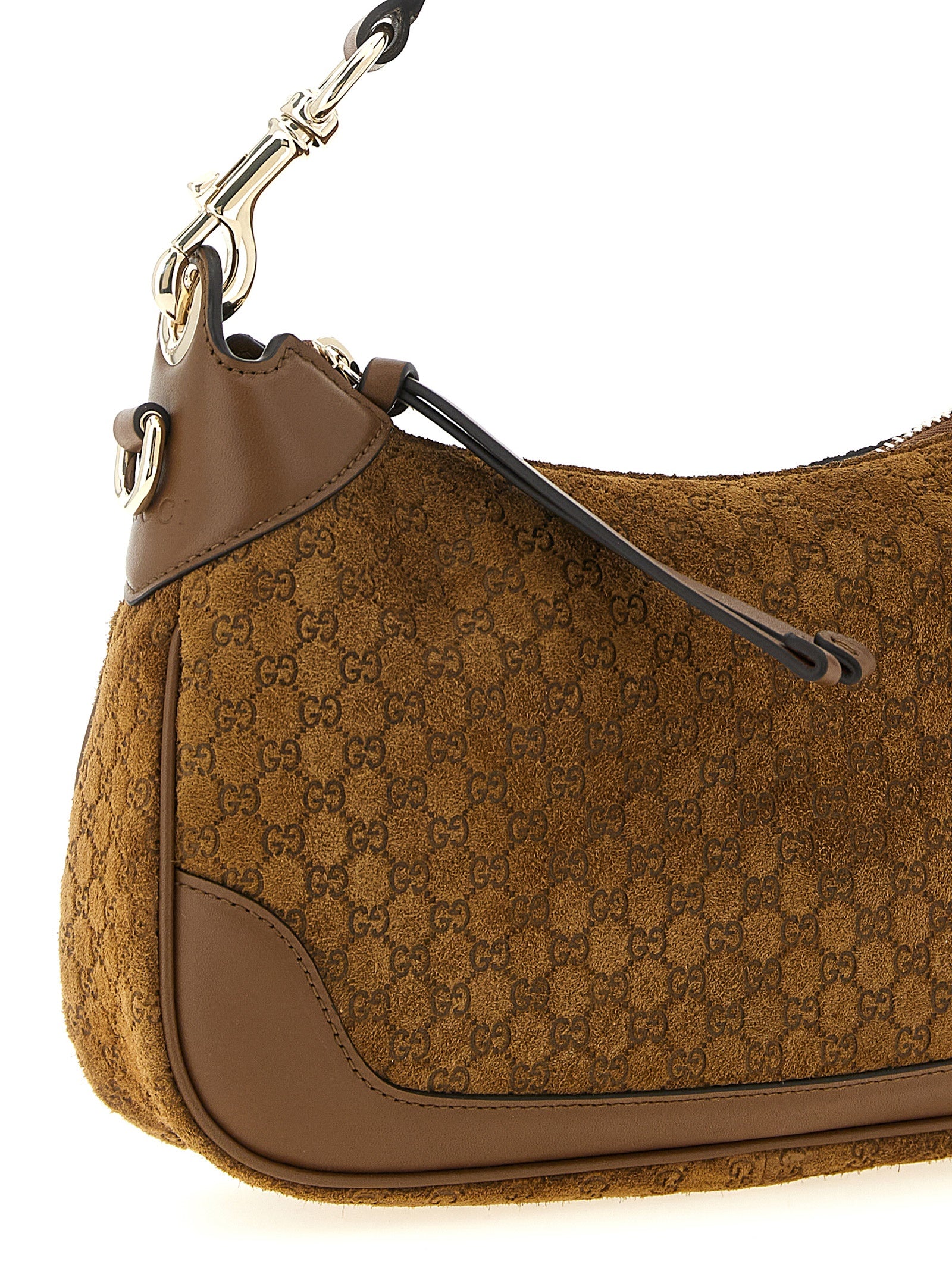 Gucci Brown Calfskin Shoulder Bag