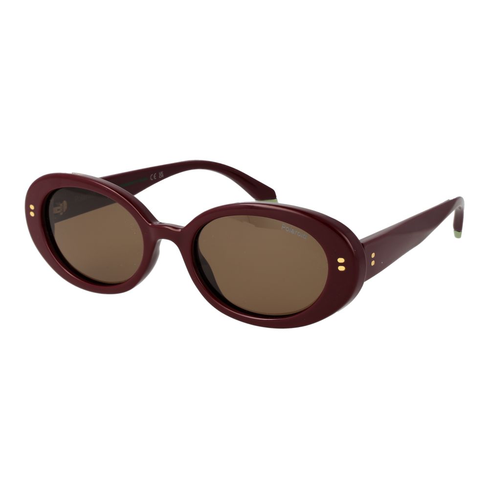Polaroid Burgundy Polycarbonate Sunglasses