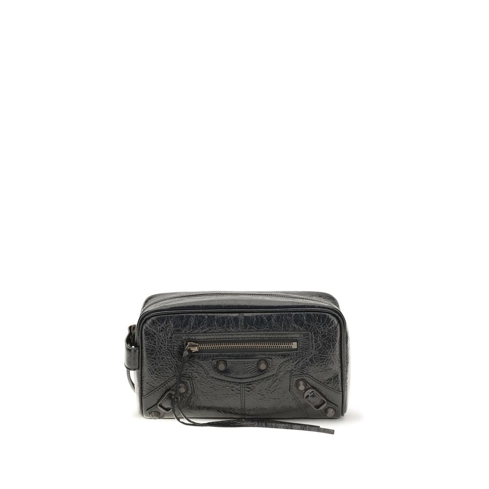 Balenciaga Zwart Lamsleer Ovis Aries Aries Portemonnee