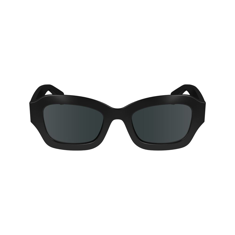 Longchamp Zwarte Acetaatzonnebril