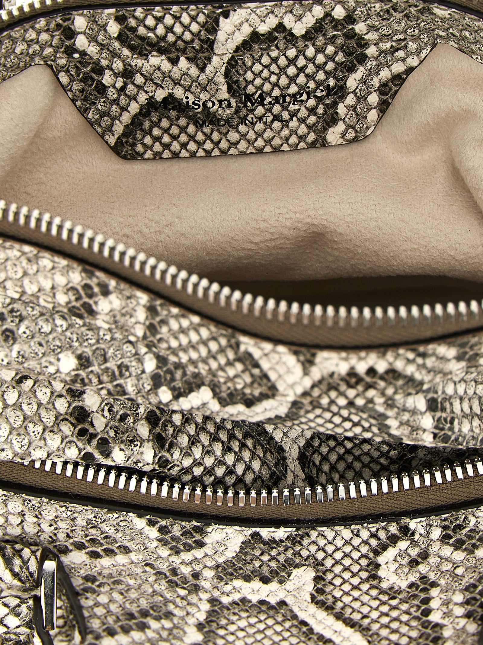 Maison Margiela Grey Goatskin Shoulder Bag