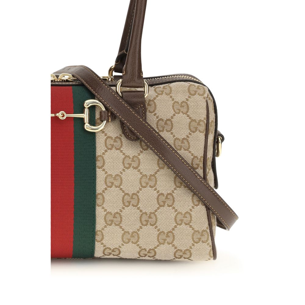 Gucci Handtas van beige stof