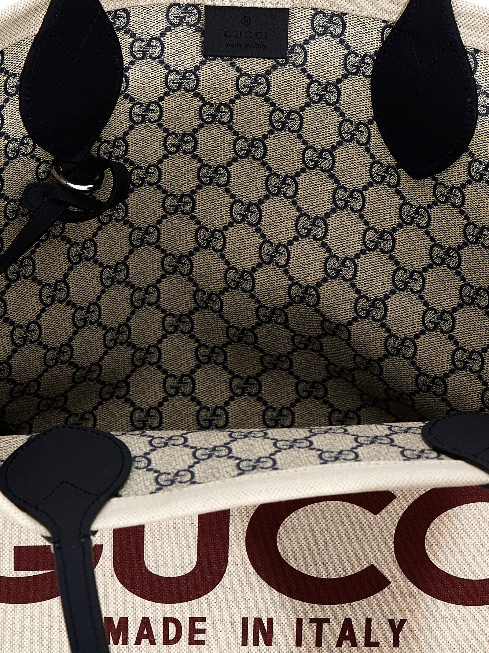 Gucci Beige Shopper van polyetheen