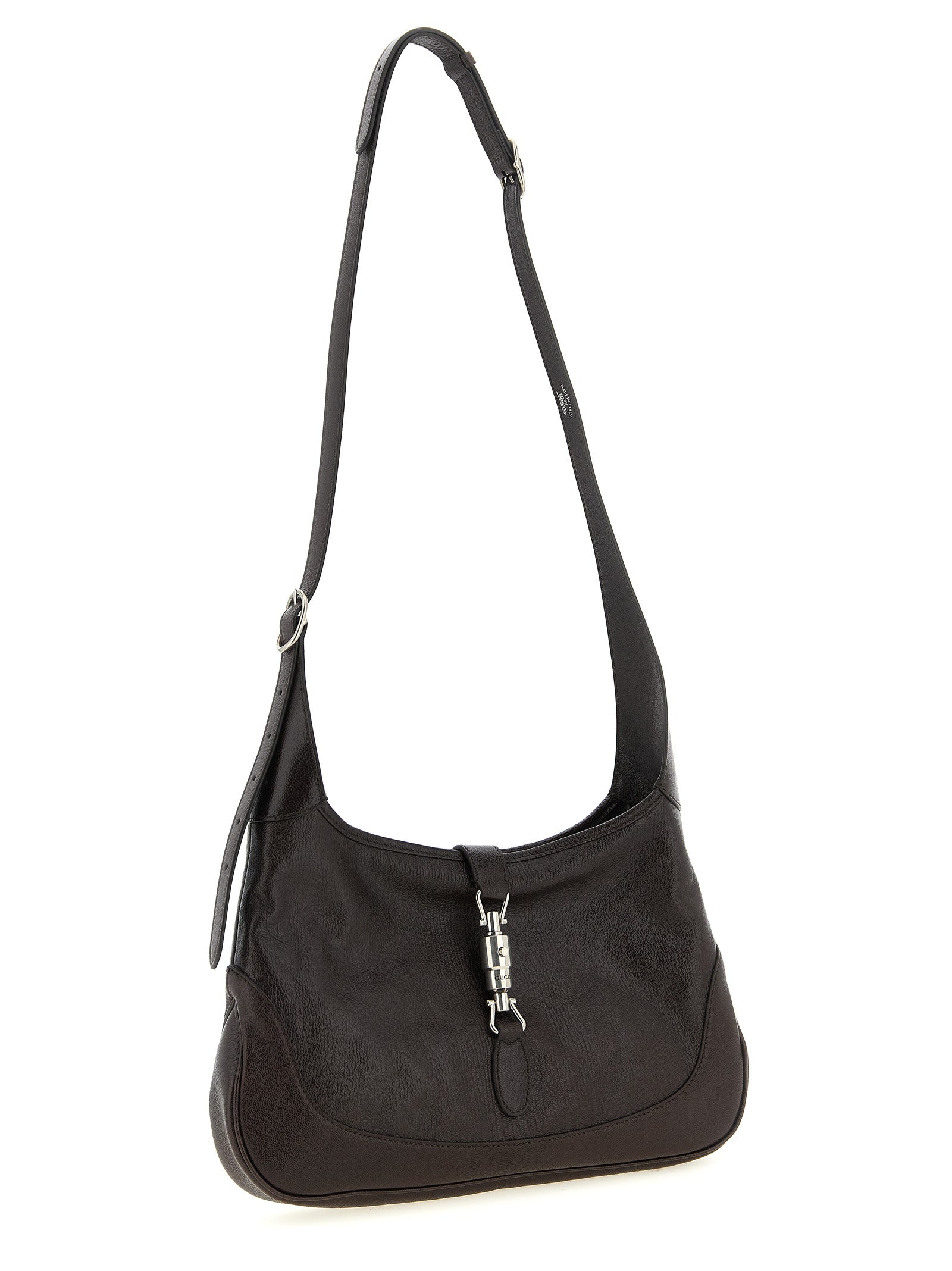 Sac à bandoulière Gucci en peau de chèvre marron