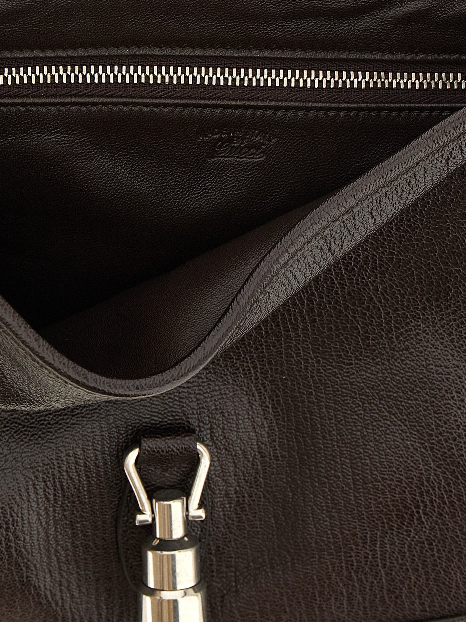 Sac à bandoulière Gucci en peau de chèvre marron