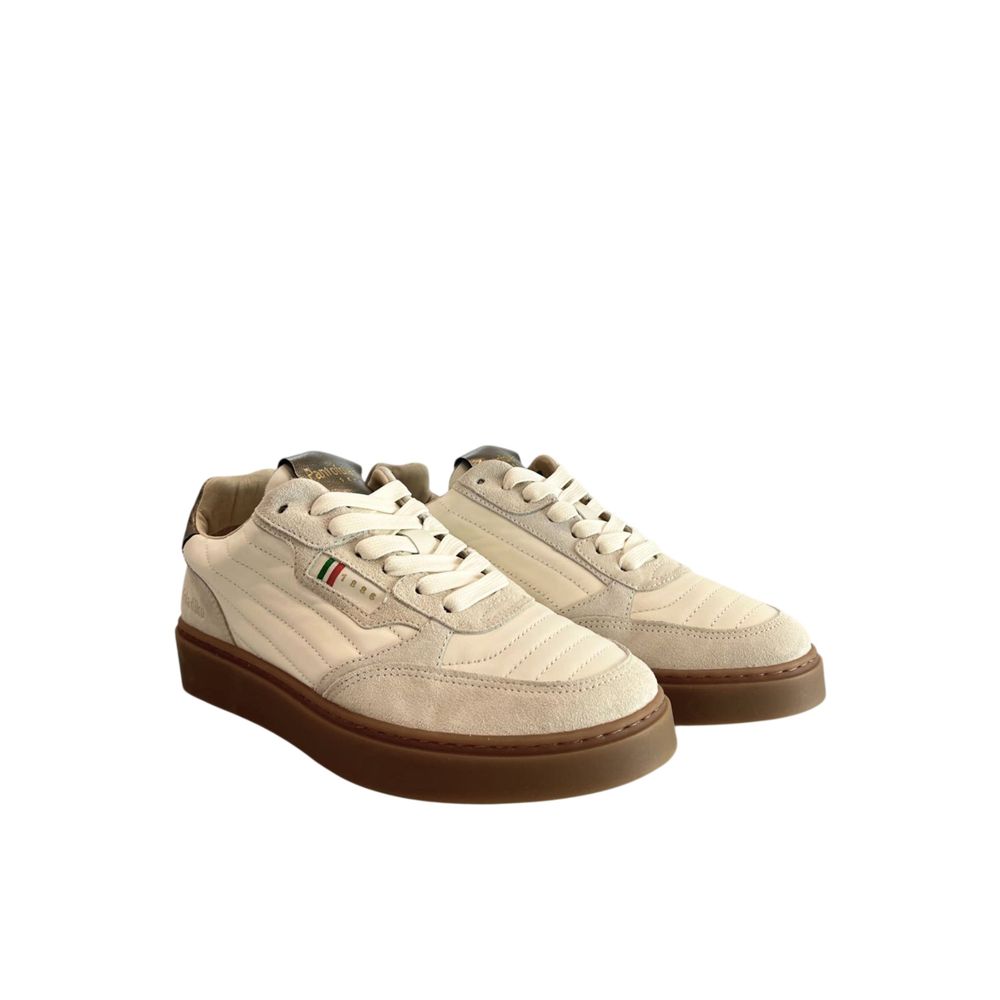 Pantofola D'Oro Beige Suède Heren Sneaker