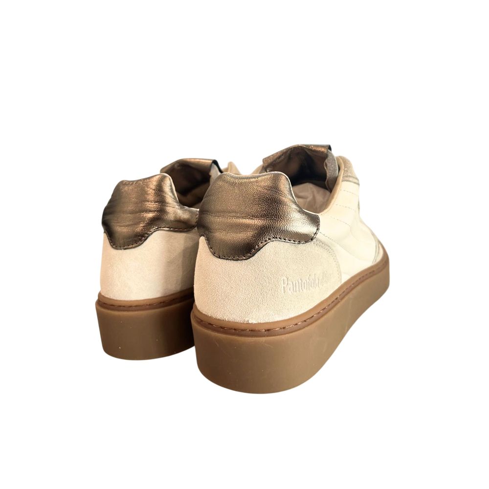 Pantofola D'Oro Beige Suède Heren Sneaker