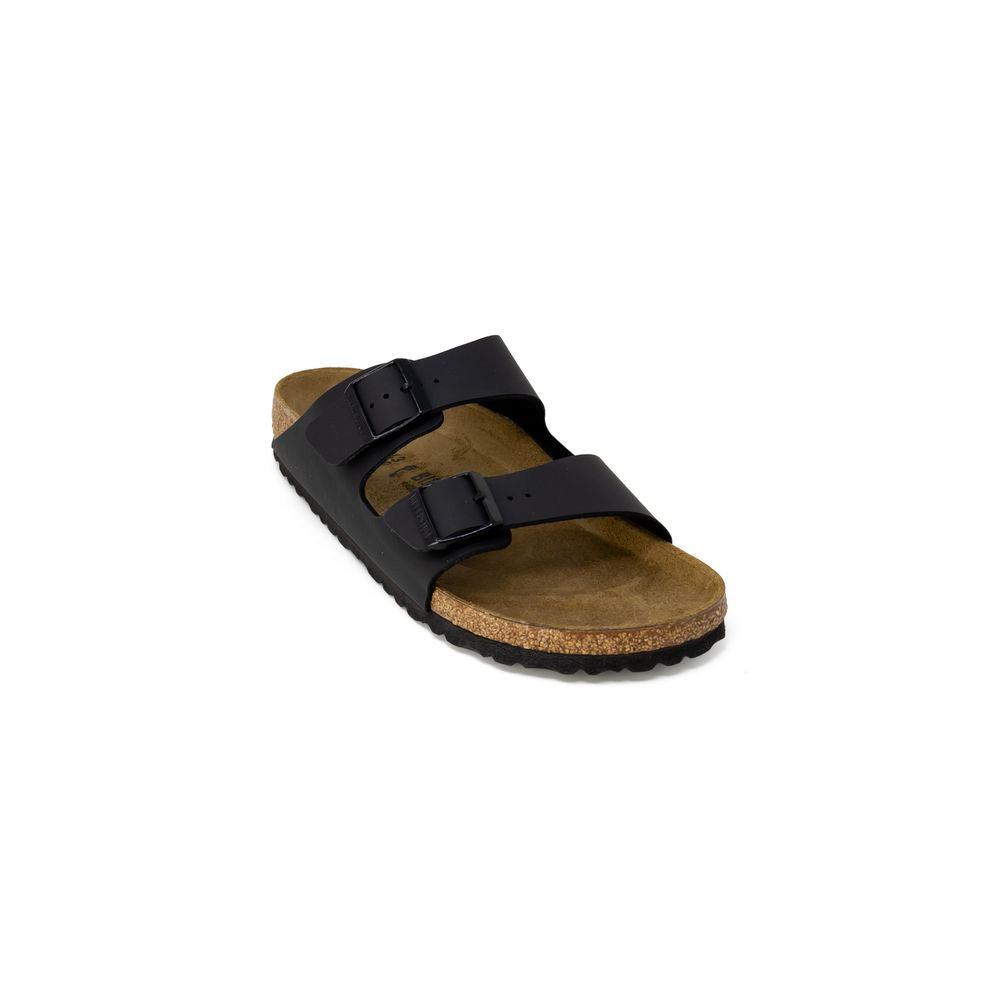 Birkenstock Sandales Plates Synthétiques Noires