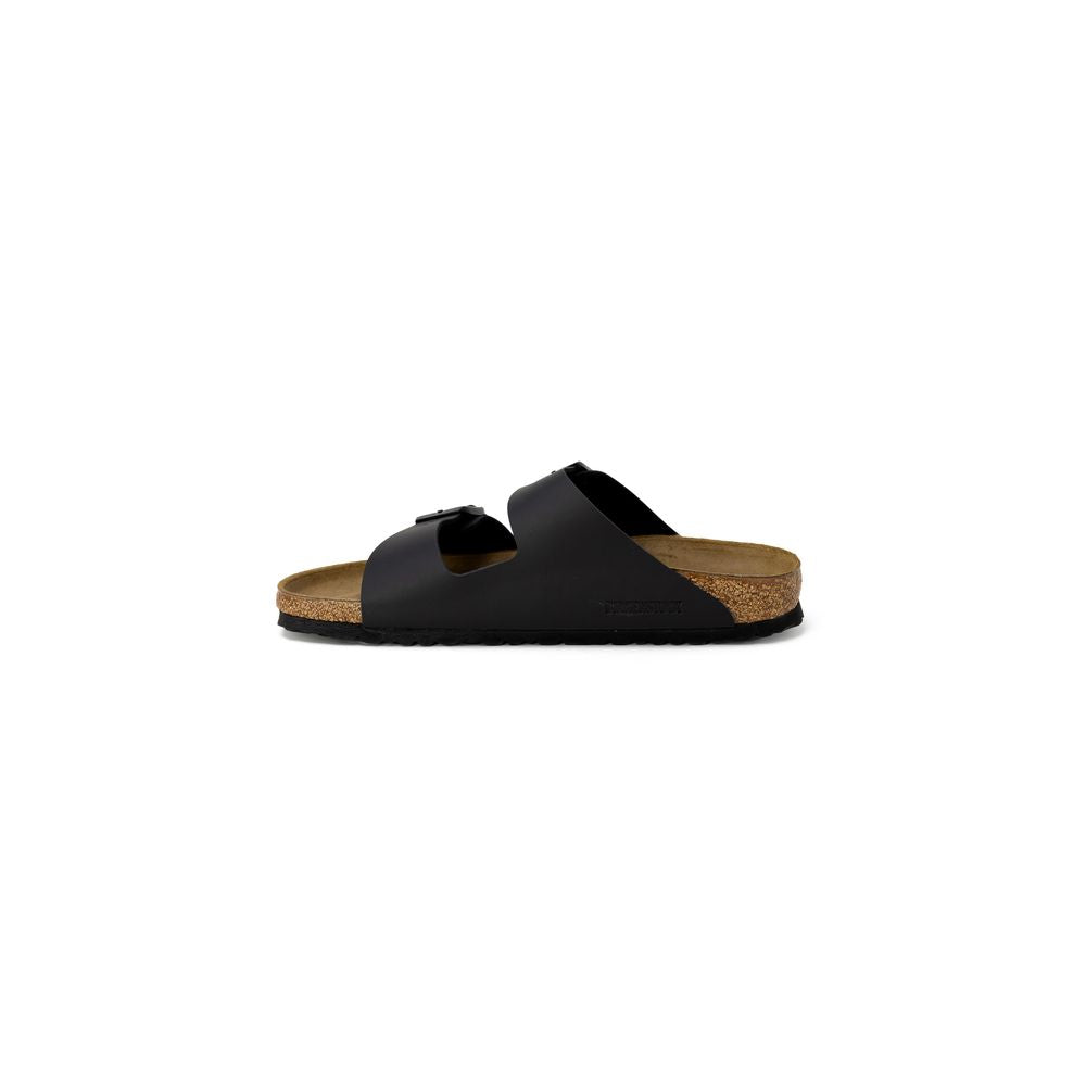 Birkenstock Sandales Plates Synthétiques Noires