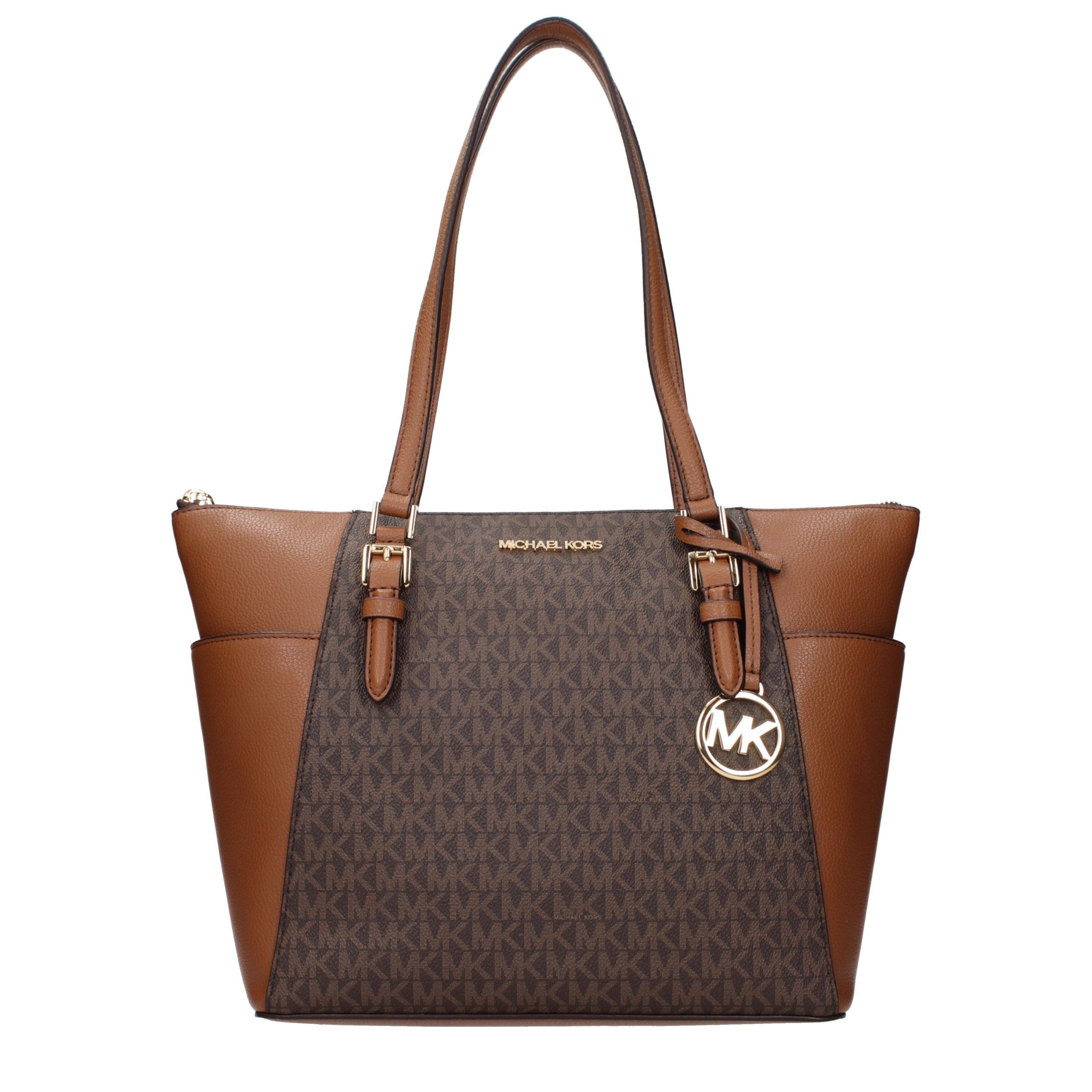 Sac à bandoulière en cuir marron Michael Kors