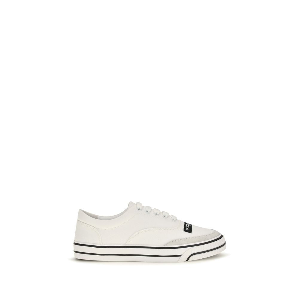 Dolce & Gabbana Lage sneakers van wit katoen