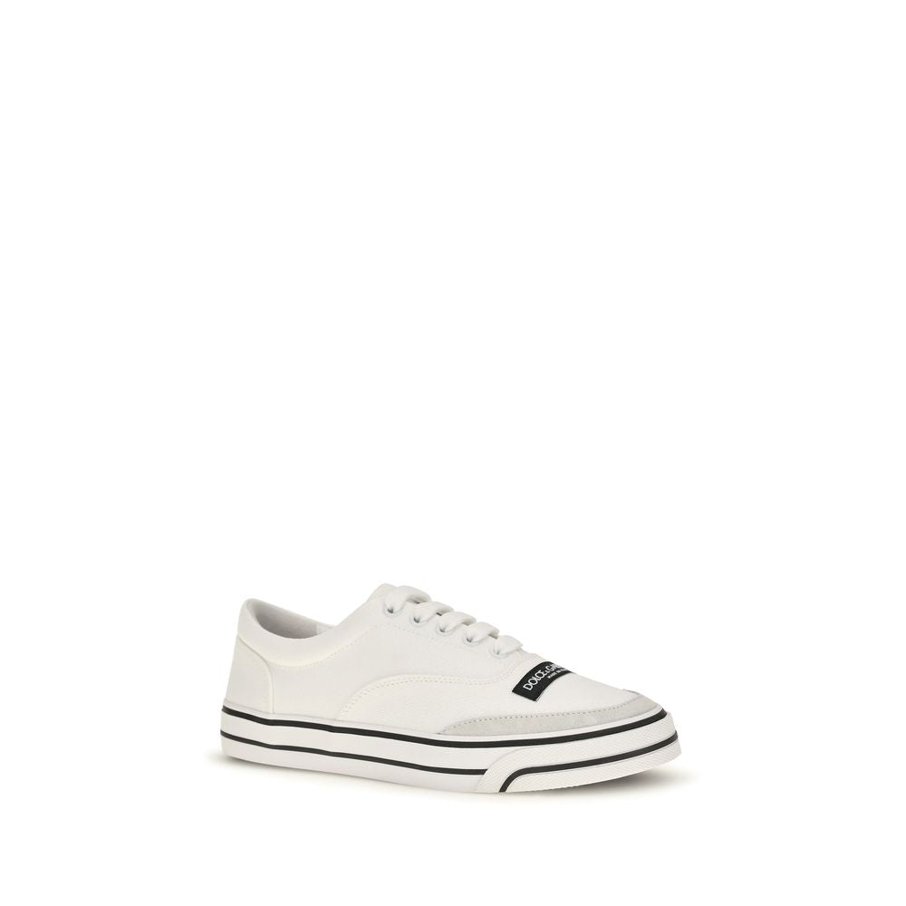 Dolce & Gabbana Lage sneakers van wit katoen