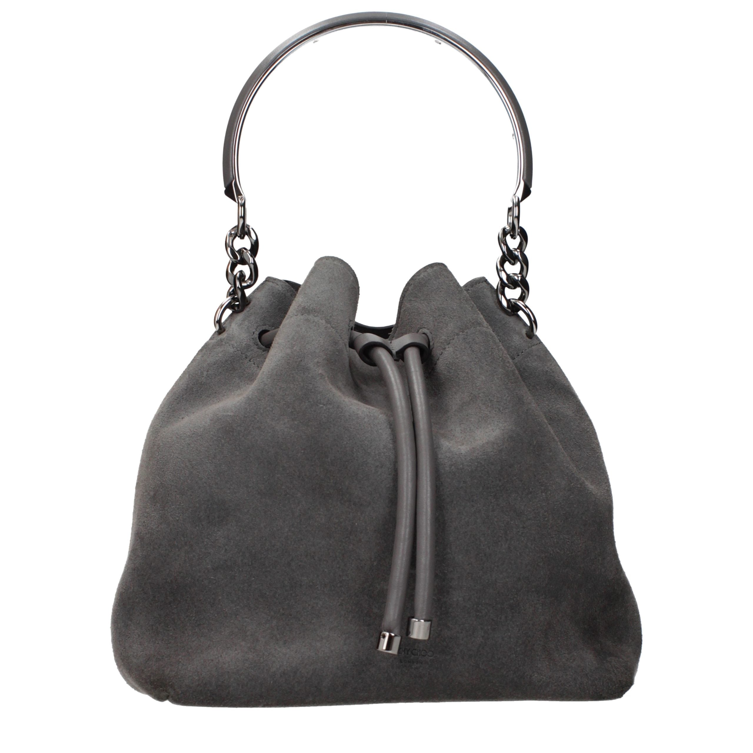 Jimmy Choo Grey Leather Handbag