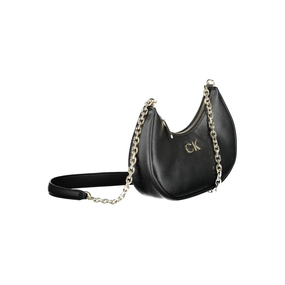Calvin Klein Black Polyester Women's Shoulder Bag