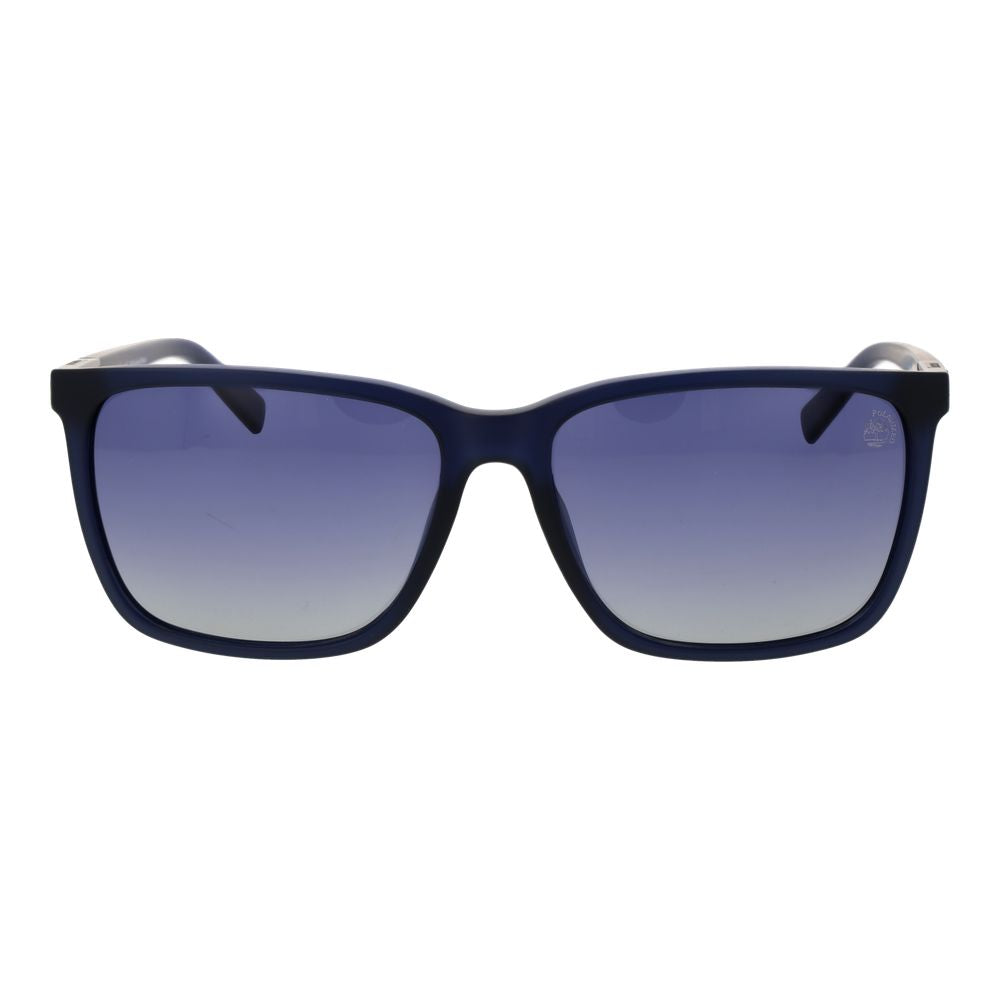 Timberland Blauwe Plastic Zonnebril