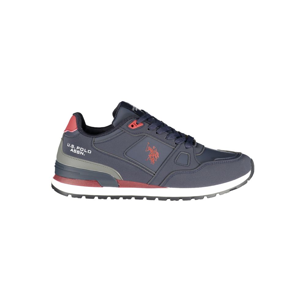 U.S. POLO ASSN. Blauwe polyurethaan herensneaker