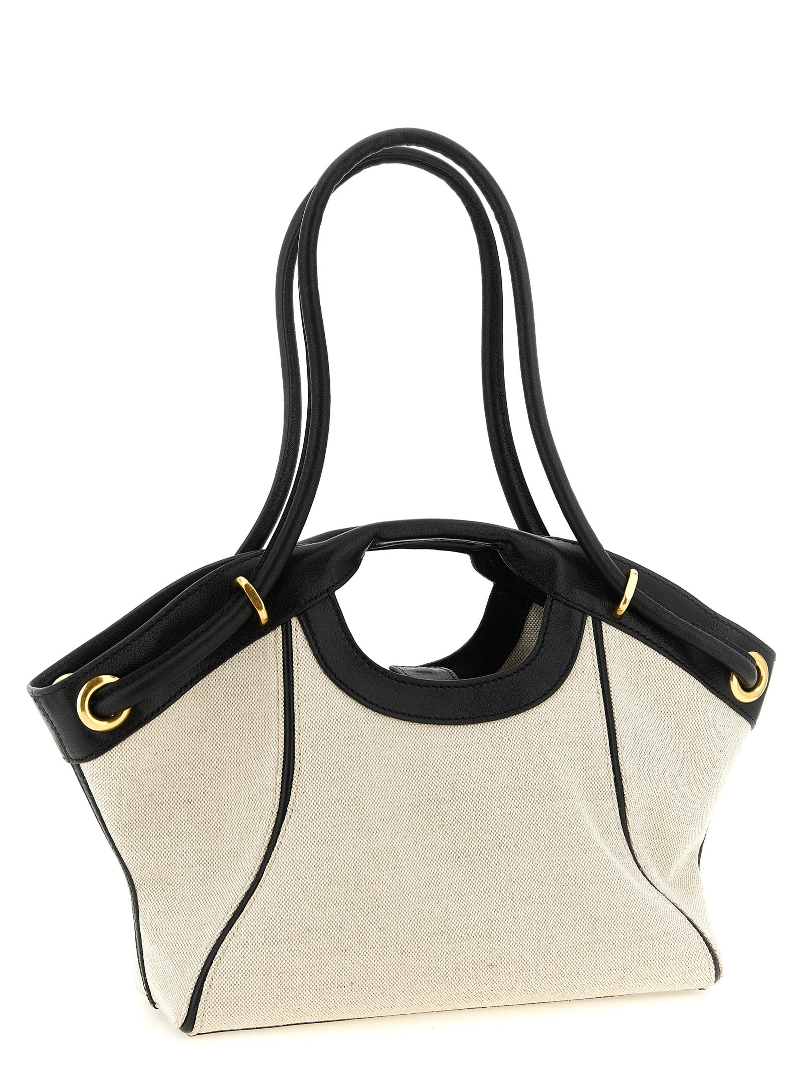 Balmain Bicolor Katoenen Tote Bag