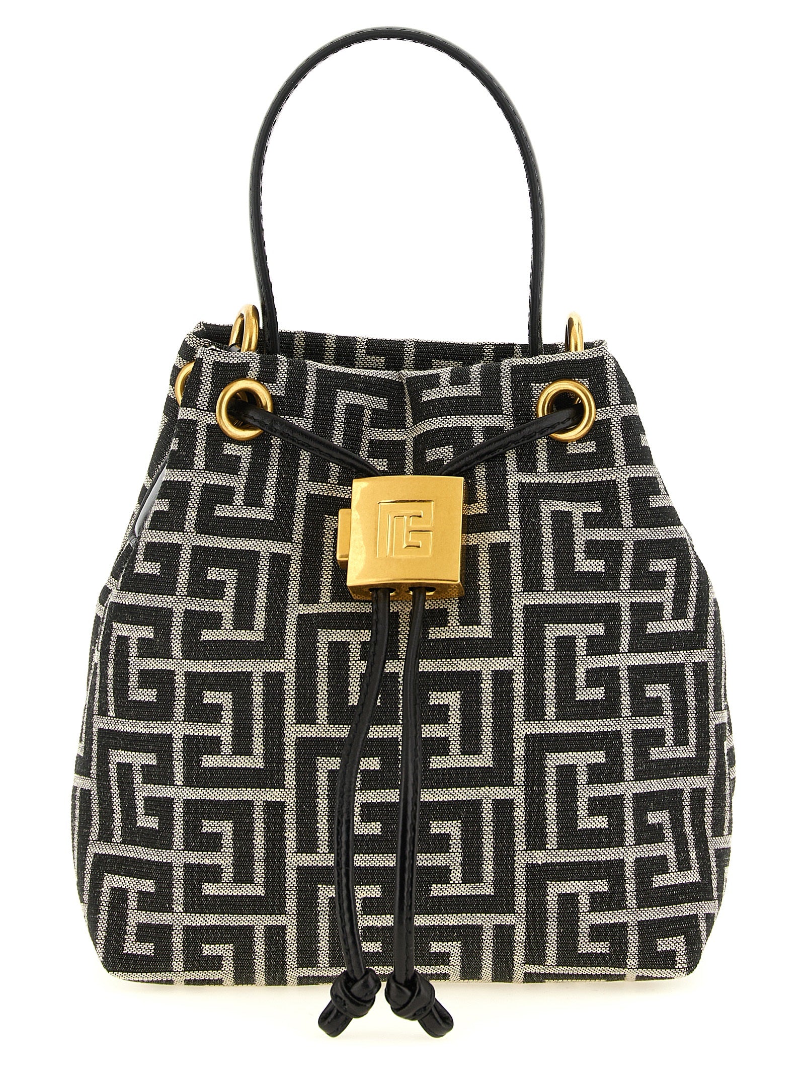 Balmain tweekleurige polyester handtas