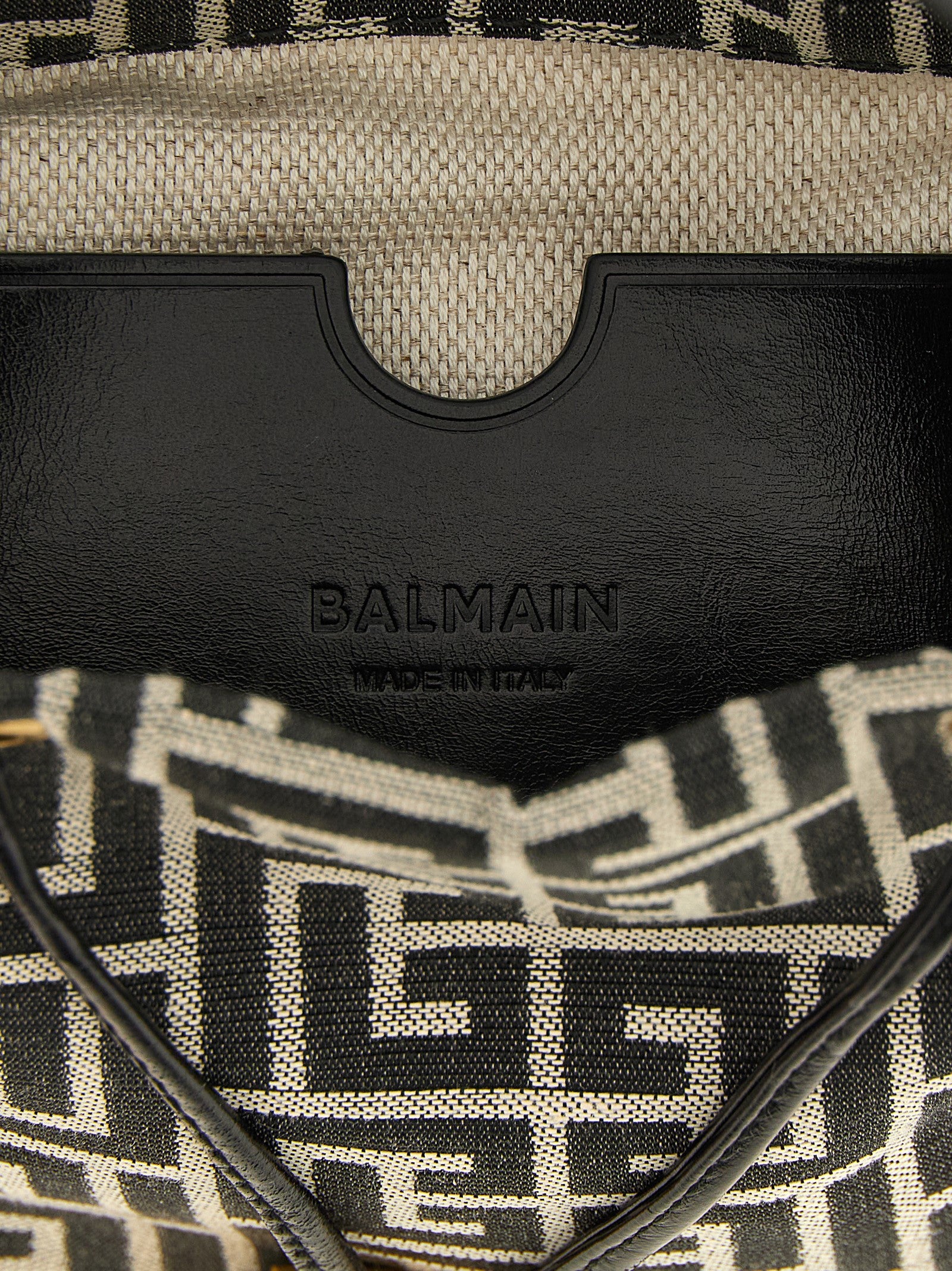 Balmain tweekleurige polyester handtas