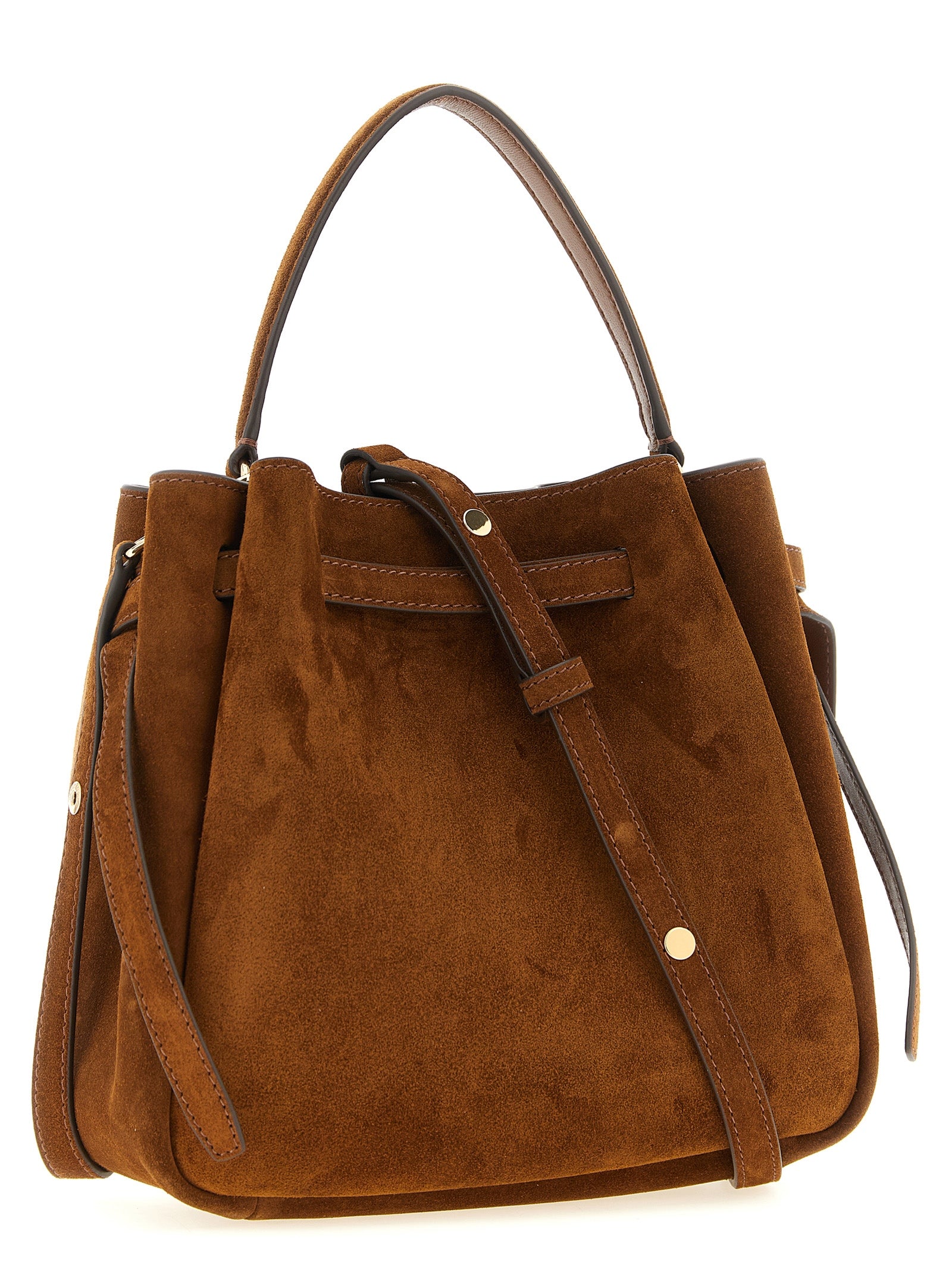 Tory Burch Bruine Crossbodytas van Rundleer