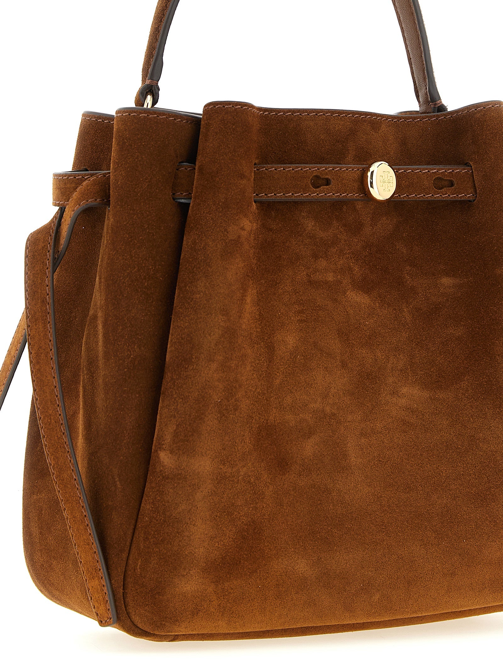 Tory Burch Bruine Crossbodytas van Rundleer