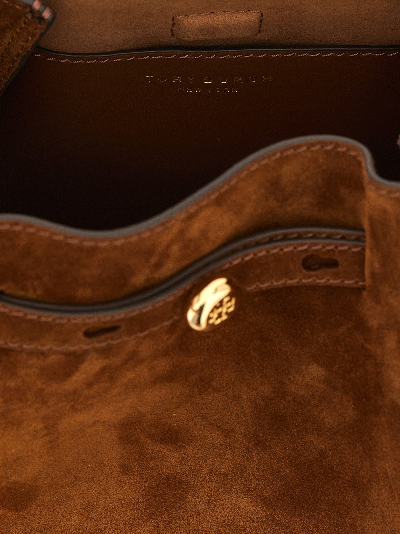 Tory Burch Bruine Crossbodytas van Rundleer