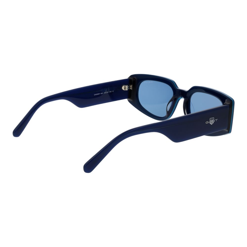 Gant blauwe acetaatzonnebril