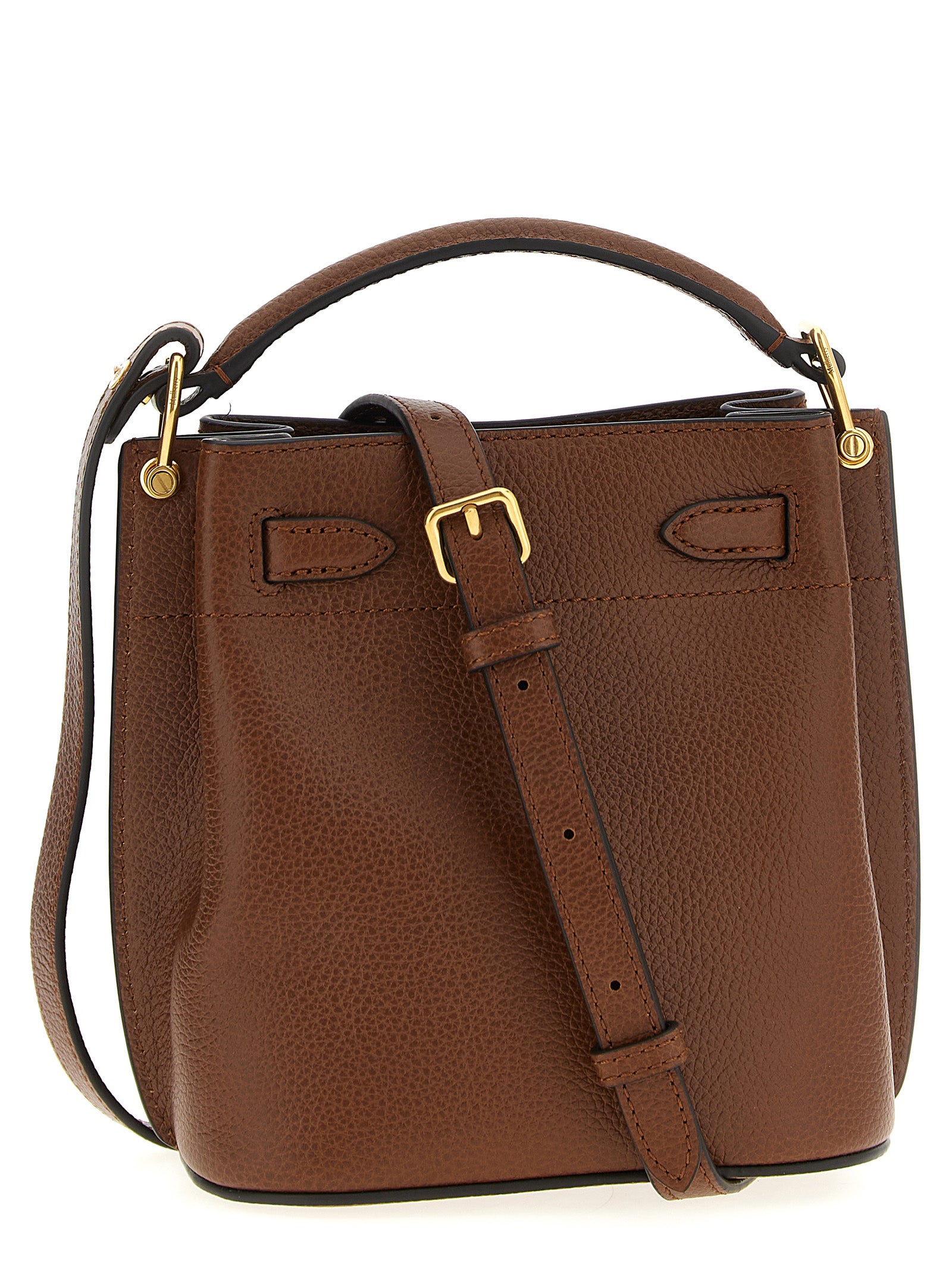 Mulberry Bruin Kalfsleder Crossbody Tas