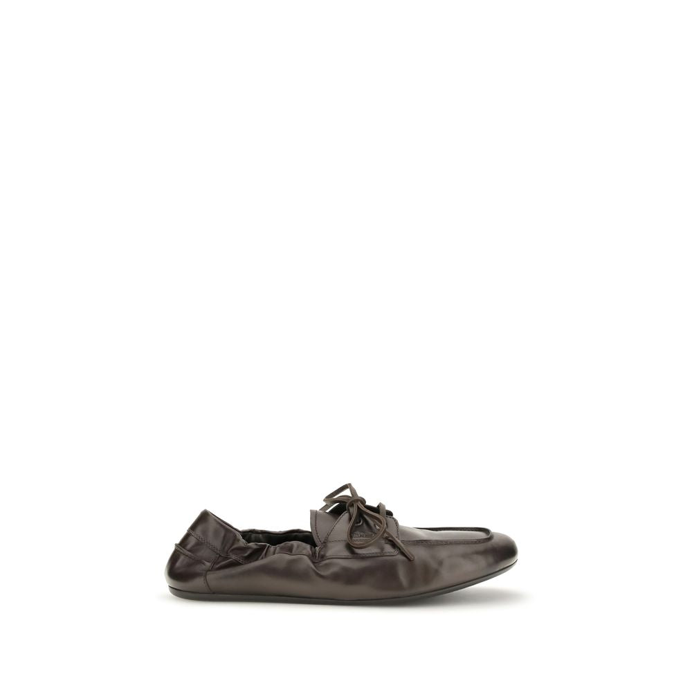 Prada instapschoenen van bruin kalfsleer Bos Taurus
