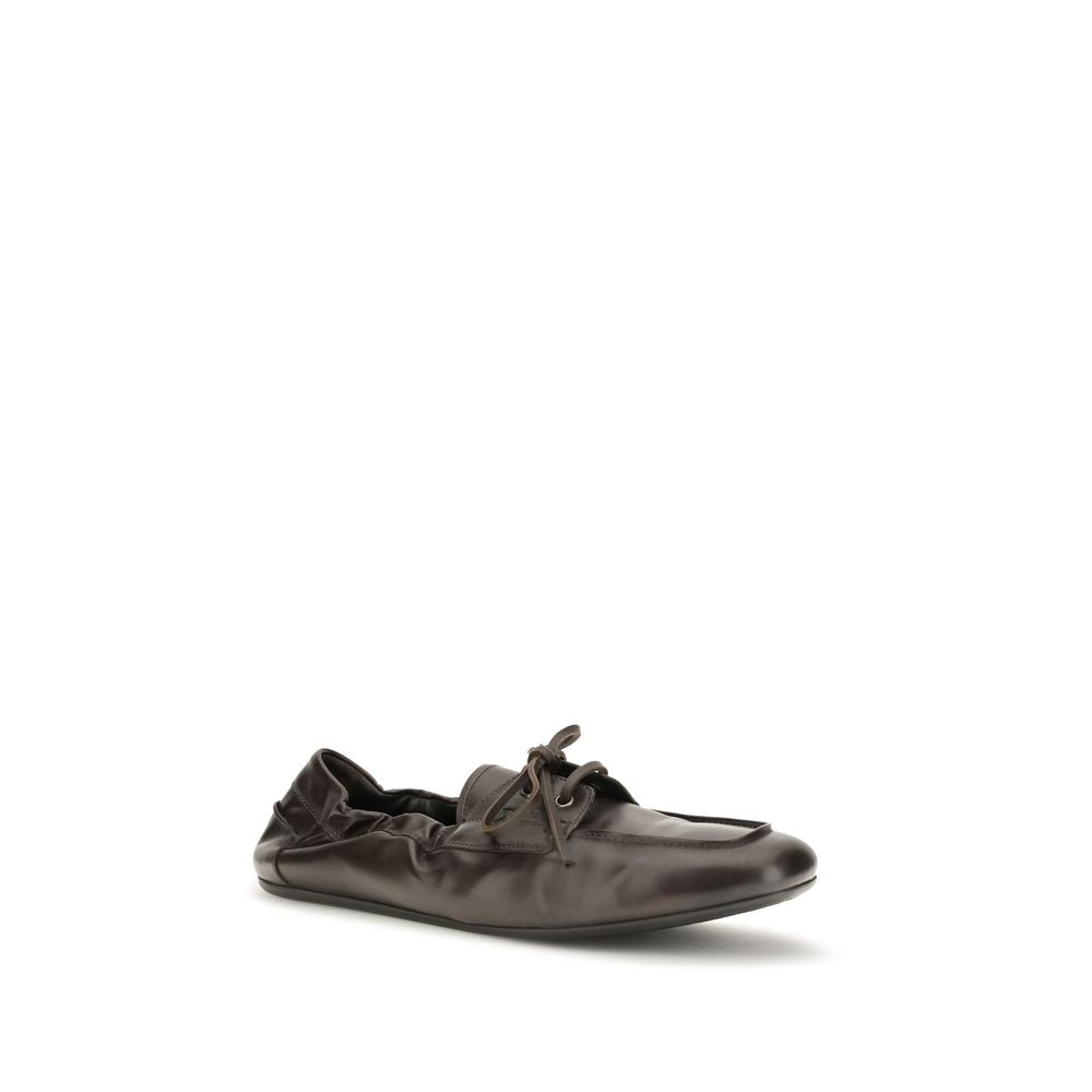 Prada instapschoenen van bruin kalfsleer Bos Taurus