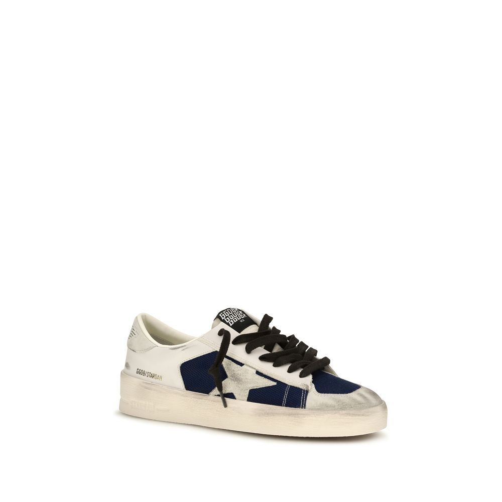 Golden Goose grijze kalfsleren lage sneakers van Bos Taurus