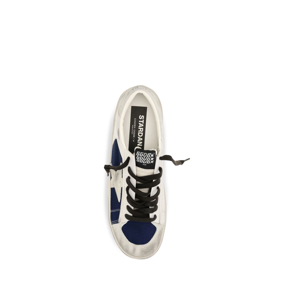 Golden Goose grijze kalfsleren lage sneakers van Bos Taurus
