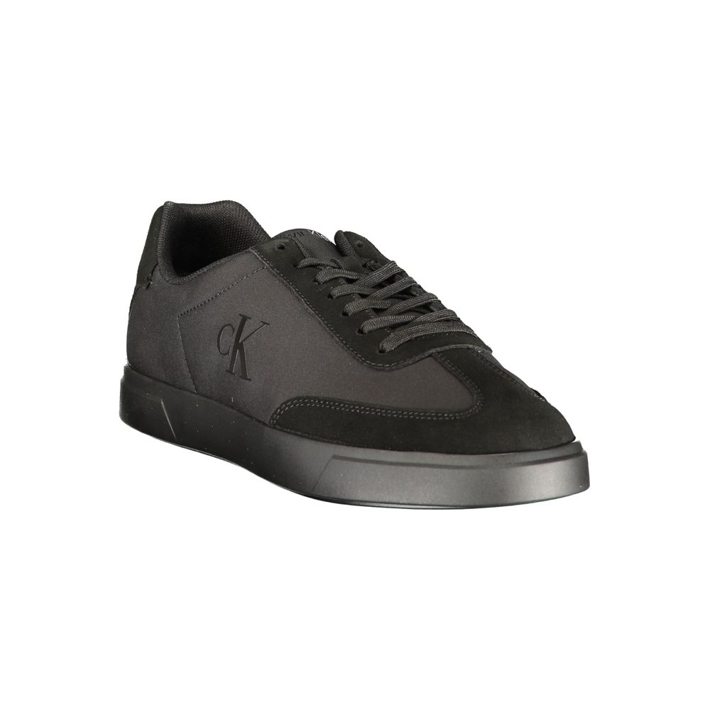 Zwarte Calvin Klein herensneaker van polyester