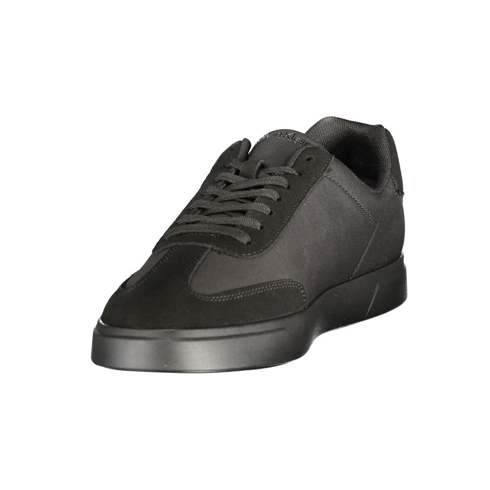 Zwarte Calvin Klein herensneaker van polyester