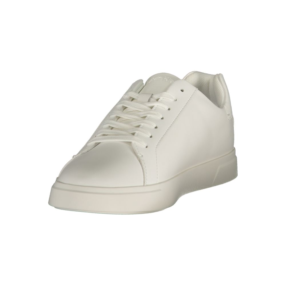 Calvin Klein Dames Sneaker Wit Polyurethaan