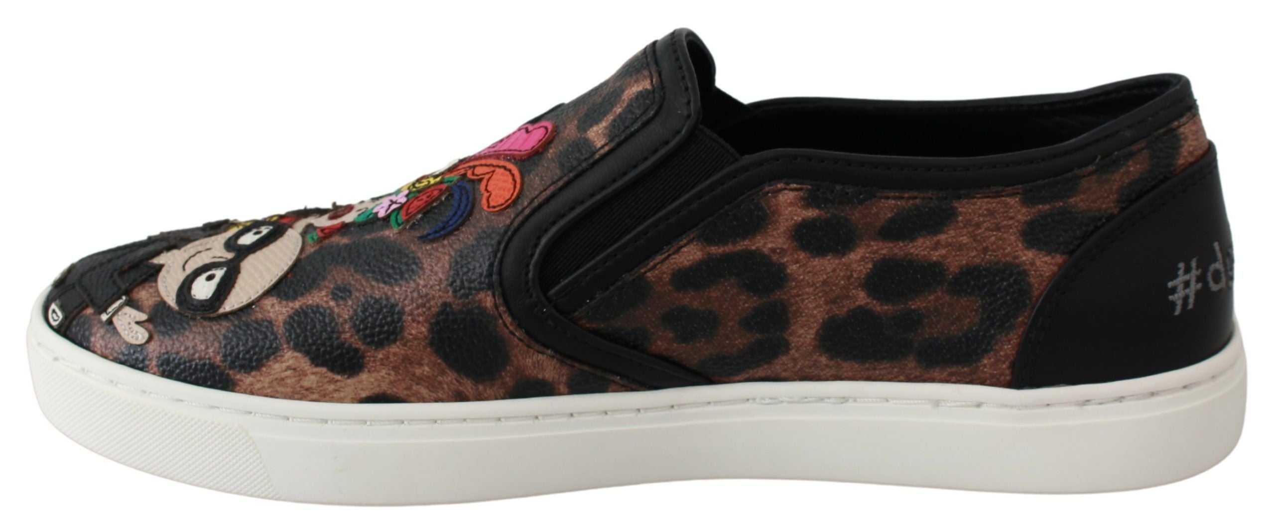 Dolce & Gabbana Leren Luipaard #dgfamily Loafers Schoenen