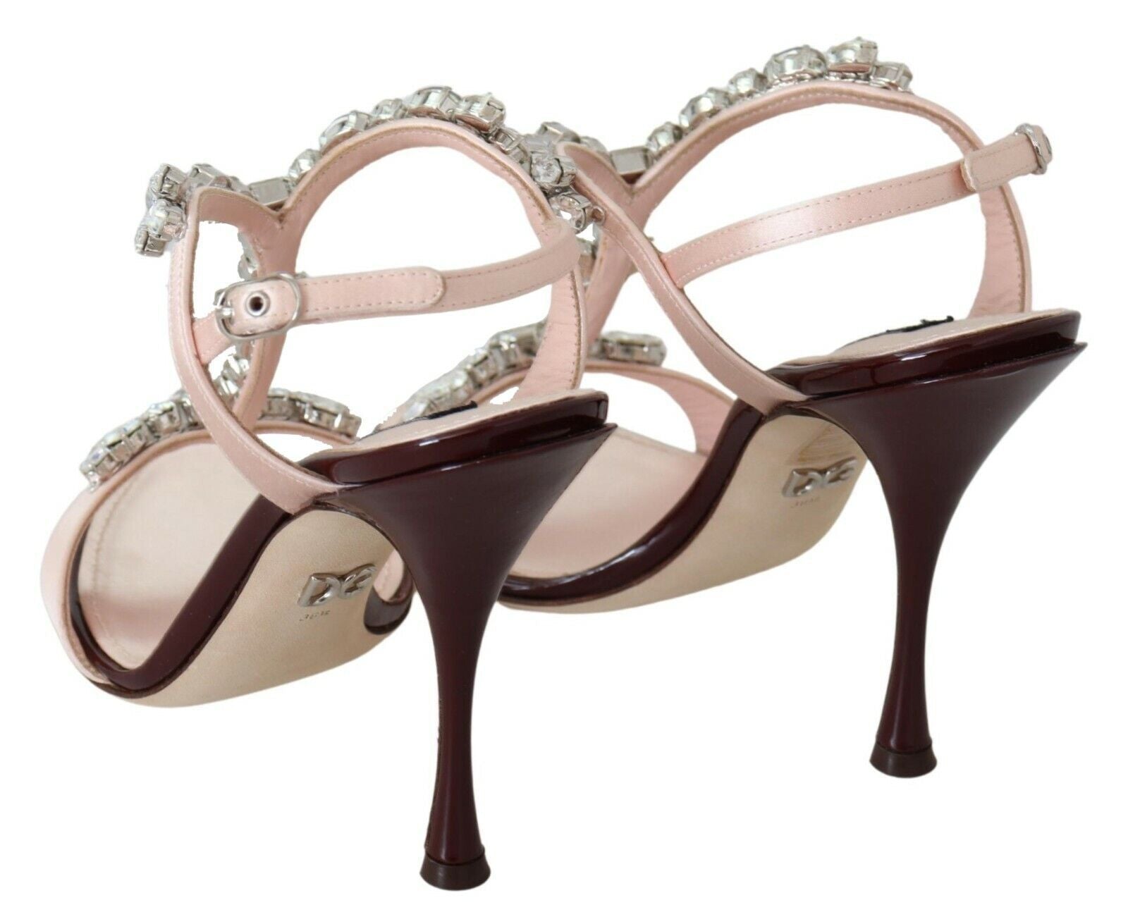 Dolce & Gabbana Pink Crystals Hakken Keira Sandalen