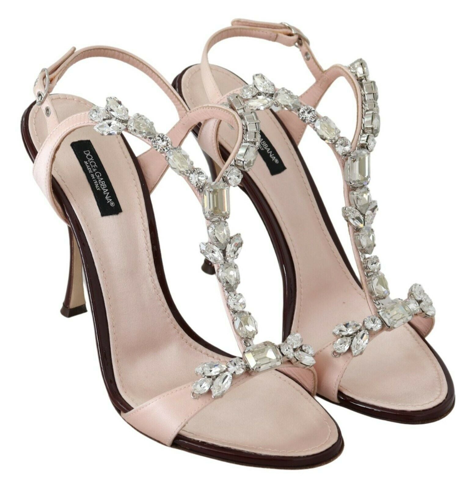 Dolce & Gabbana Pink Crystals Hakken Keira Sandalen