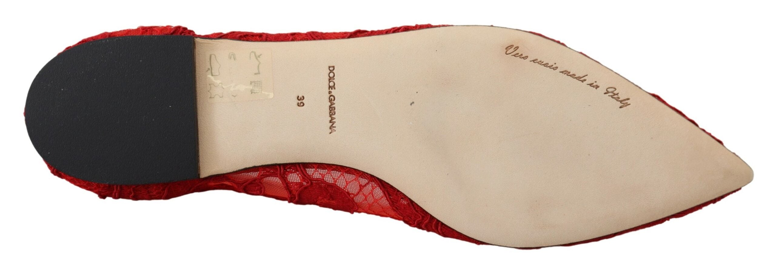 Dolce & Gabbana Rode Taormina Kristallen Loafers Flats Schoenen