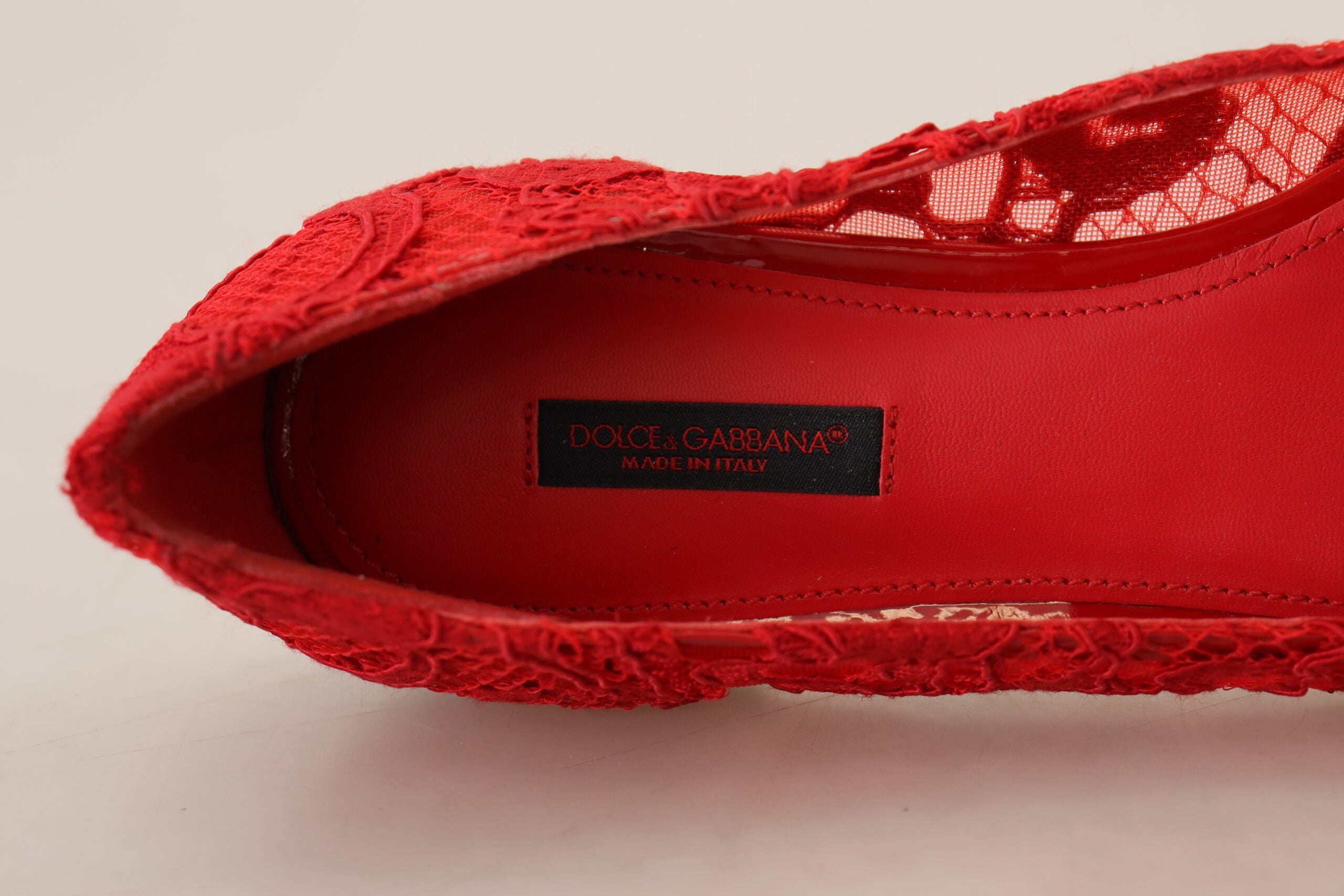 Dolce & Gabbana Rode Taormina Kristallen Loafers Flats Schoenen