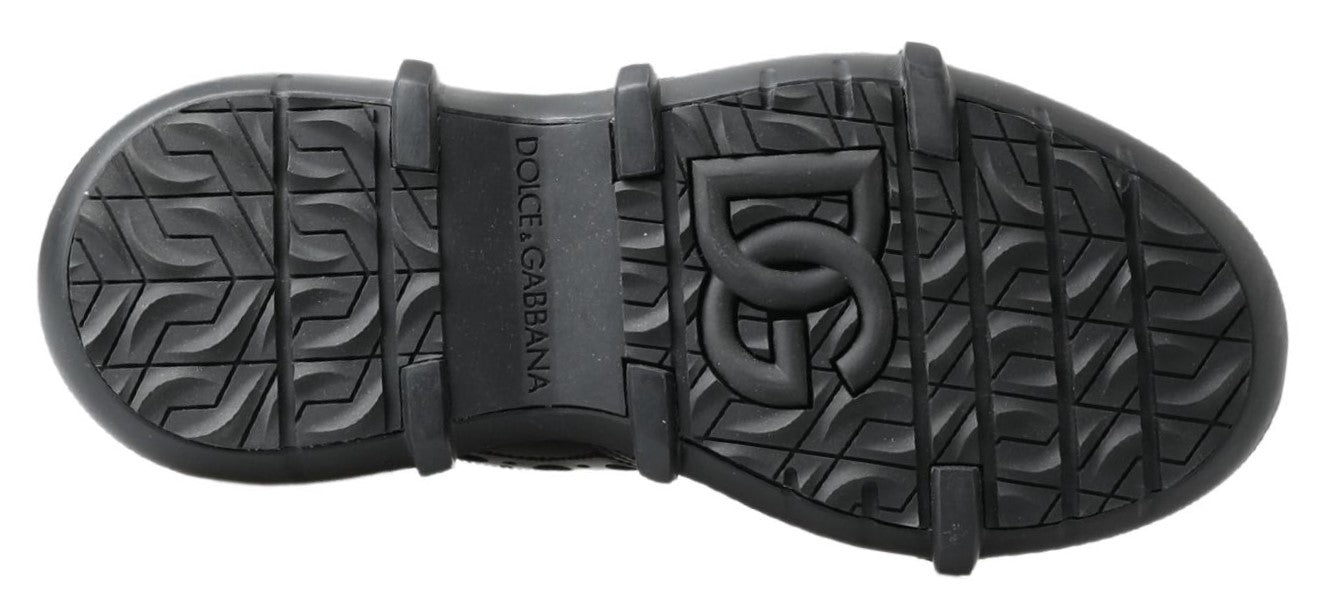 Dolce & Gabbana Zwarte Leren Enkellaarzen Casual