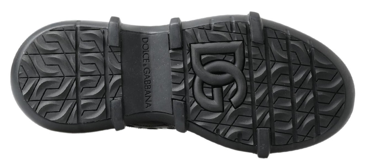 Dolce & Gabbana Zwarte Leren Enkellaarzen Casual