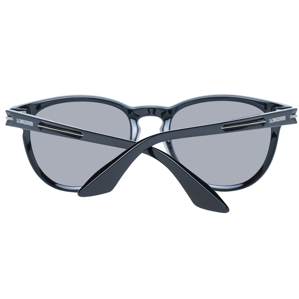 Lunettes de soleil Longines en plastique noir