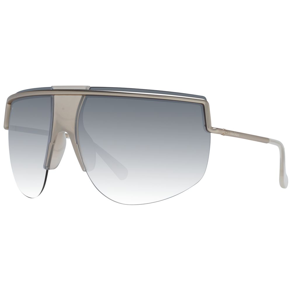 Max Mara zilverkleurige metalen zonnebril
