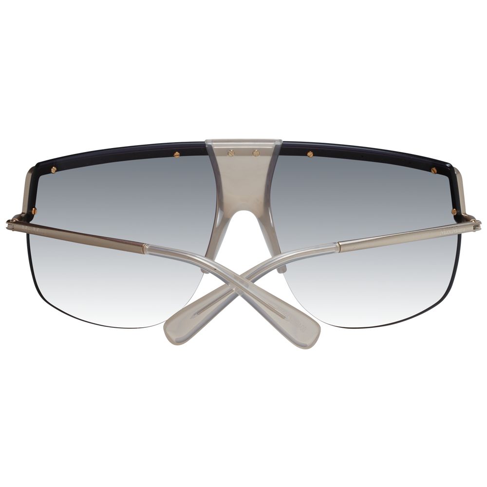 Max Mara zilverkleurige metalen zonnebril