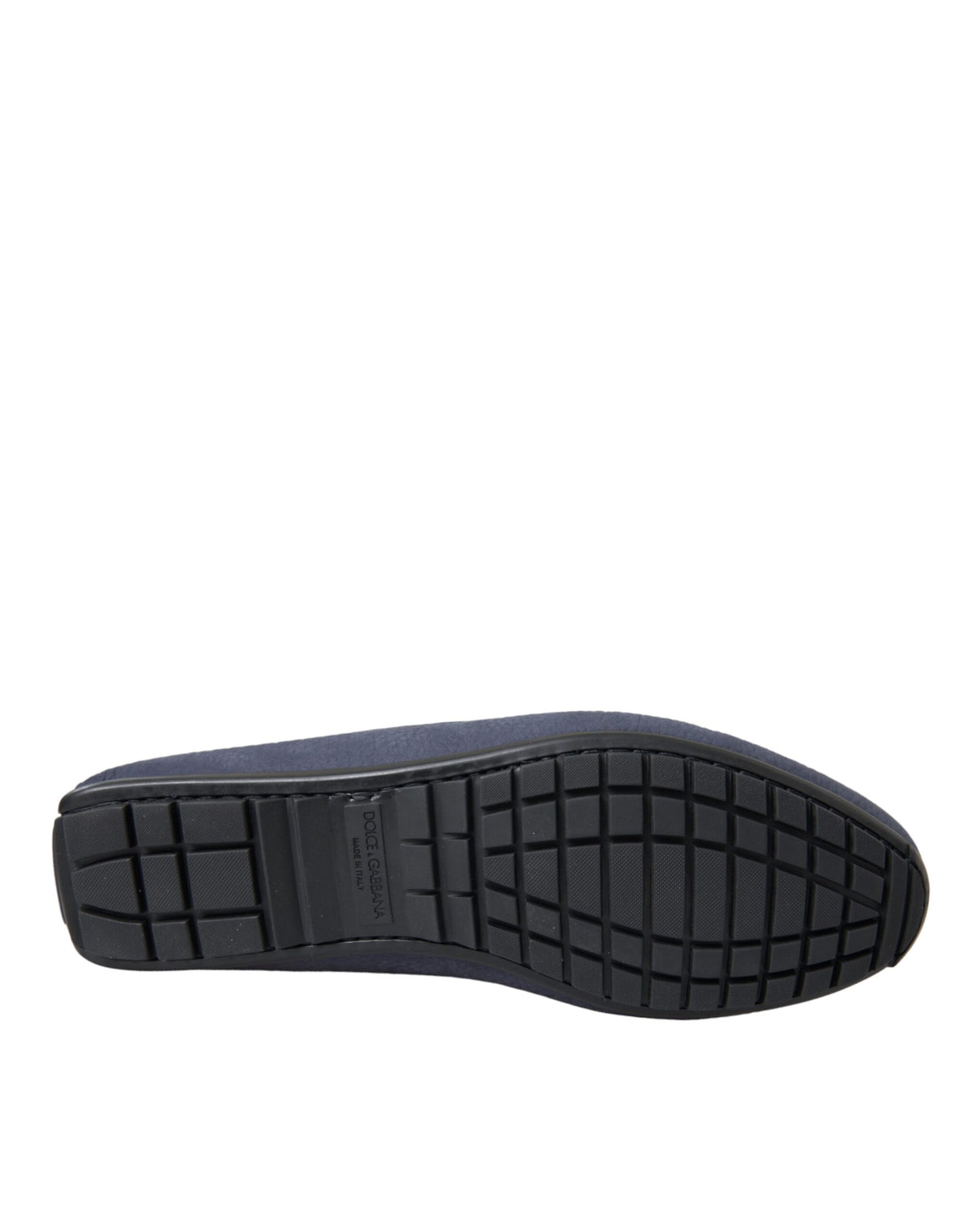 Dolce & Gabbana Blauwe Kalfsleren Instapmocassins