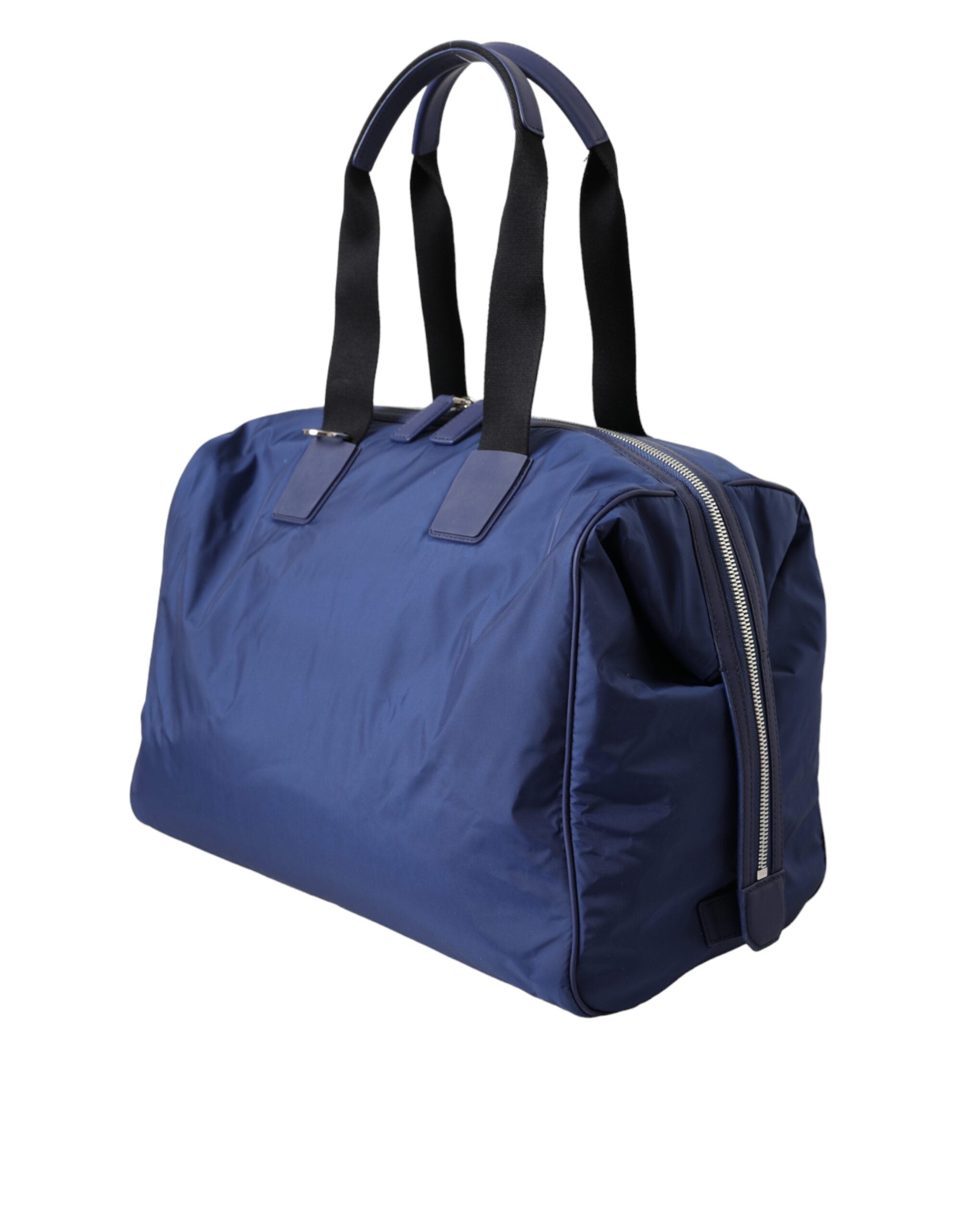 Sac à bandoulière Dolce & Gabbana en nylon et cuir de veau bleu